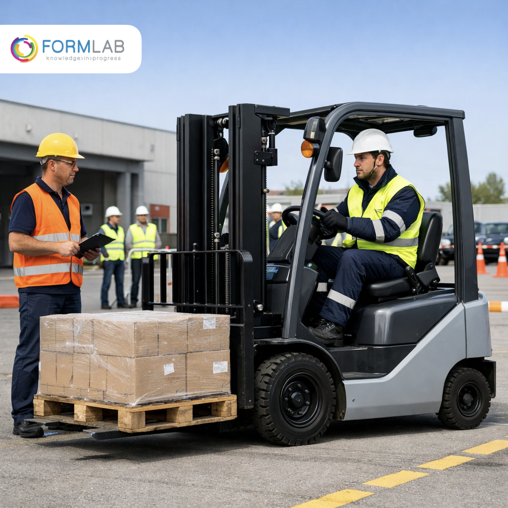Aggiornamento per lavoratori addetti alla conduzione di carrelli industriali semoventi con conducente a bordo
